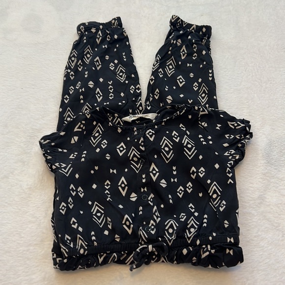 Girls 3-4Y H & M Black and White Romper - Picture 2 of 4